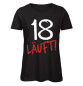 Preview: 18 Läuft - Frauen Geburtstags T-Shirt - Schwarz