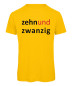 Mobile Preview: Zehn und Zwanzig - T-Shirt Gelb