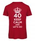 Mobile Preview: 40 keep calm and let's go Rot
