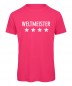 Mobile Preview: 54 74 90 14 Fußball Weltmeister Neonpink