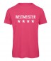 Mobile Preview: 54 74 90 14 Fußball Weltmeister Pink