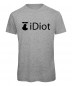 Preview: iDiot T-Shirt Grau Meliert