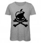 Mobile Preview: iSkull T-Shirt Grau Meliert