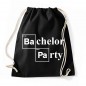 Mobile Preview: Bachelor Party - JGA Baumwollrucksack  Black