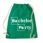 Mobile Preview: Bachelor Party - JGA Baumwollrucksack  Kelly Green