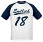 Preview: Baseball T-Shirt Endlich 18 Marineblau