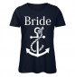 Preview: Bride Anker Frauen T-Shirt Navyblau