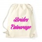 Preview: Brides Entourage - Baumwollrucksack Natural