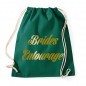 Preview: Brides Entourage - Baumwollrucksack Bottle Green