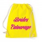 Preview: Brides Entourage - Baumwollrucksack Yellow
