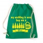 Preview: My wedding is near, buy me a Beer - JGA Rucksack Kelly Green
