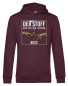 Preview: Der Stoff kam von den Lehrern Abschluss-Hoody Weinrot