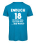 Preview: Endlich 18 - Ich kann alles - T-Shirt - Azur