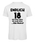 Preview: Endlich 18 - Ich kann alles - T-Shirt - Weiß