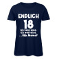 Mobile Preview: Endlich 18 - Ich kann alles - Frauen Geburtstags T-Shirt - Marineblau