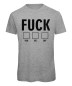 Mobile Preview: Fuck you me off Fun T-Shirt Grau Meliert