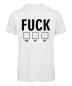Preview: Fuck you me off Fun T-Shirt Weiß