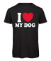 Preview: I Love My Dog T-Shirt - Schwarz