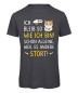 Preview: Unisex T-Shirt „Ich bleib so wie ich bin – schon alleine, weil es andere stört“ in Anthrazite