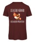 Preview: Ich liebe Hühner, die kacken Frühstück T-Shirt in Bordeaux