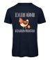 Preview: Ich liebe Hühner, die kacken Frühstück T-Shirt in Marineblau