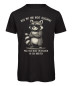 Preview: Waschbär T-Shirt Motiv mit Spruch: Wer mit mir nicht auskommt, muss eben noch an sich arbeiten – lustiges Tierdesign