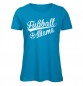 Preview: Fußball Mama T-Shirt Azur