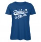 Preview: Fußball Mama T-Shirt Royalblau