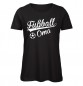 Preview: Fußball Oma T-Shirt Schwarz