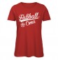 Preview: Fußball Oma T-Shirt Rot