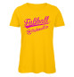 Mobile Preview: Fußball Schwester T-Shirt Gelb