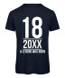 Mobile Preview: 18 A Legend Was Born Geburtstags T-Shirt Navy