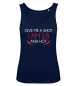 Preview: Give me a Shot iam 18 and hot Tank Top Marineblau