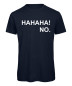 Preview: Hahaha No T-Shirt Marineblau