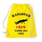 Preview: Hangover Crew - JGA Baumwollrucksack  Yellow