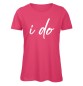 Mobile Preview: i do Braut T-Shirt Pink