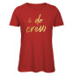Preview: I Do Crew JGA Frauen T-Shirt Rot