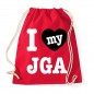 Mobile Preview: I Love My JGA - JGA Rucksack  Red