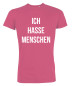 Mobile Preview: Ich hasse Menschen Geschenk T-Shirt Pink