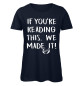 Preview: If you reading this chalk - Abschluss T-Shirt für Mädchen - Marineblau