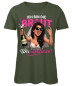 Preview: Ich bin die Braut Wir eskalieren! Frauen T-Shirt JGA Brautshirt in Olive