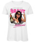Preview: Ich bin die Braut Wir eskalieren! Frauen T-Shirt JGA Brautshirt in Weiß