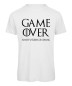 Preview: Game over, wedding is coming - JGA T-Shirt für Männer Wei0