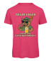 Preview: Geiler Keiler JGA T-Shirt – Vorderansicht des witzigen Junggesellenabschied-Shirts - Pink