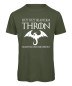 Preview: Jetzt sitzt sie auf dem Thron - JGA T-Shirt für Männer Olive