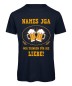 Preview: Wir trinken für die Liebe - Männer JGA T-Shirt in Marieneblau