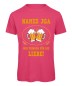 Preview: Wir trinken für die Liebe - Männer JGA T-Shirt in Pink