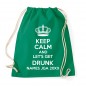 Preview: Keep Calm And Let Get Drunk - JGA Rucksack Kelly Green