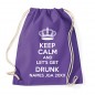 Preview: Keep Calm And Let Get Drunk - JGA Rucksack Purple