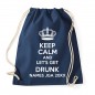 Preview: Keep Calm And Let Get Drunk - JGA Rucksack  Navy